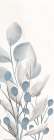 Dusty Blue 1 Botanical Print