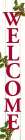 Welcome Christmas Porch Sign Art Print