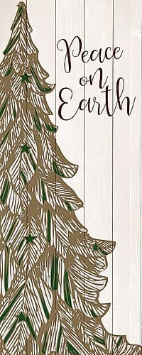 Peace on Earth Tree Nature Print