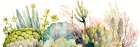 Succulent Panel 1 Botanical Print