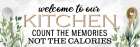 Count The Memories Kitchen Print