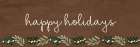 Happy Holidays Minimalist Print