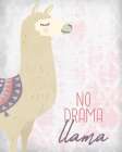 No Drama Llama Art Print