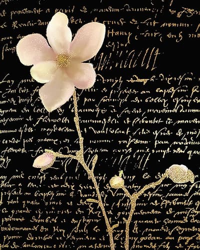Magnolia Gold 1 Art Print by Kimberly Allen