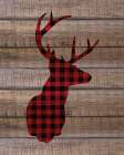 Buck Christmas 1 Art Print