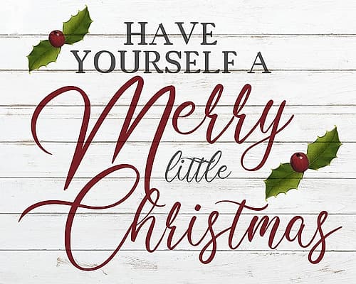 Have Yourself A Merry Holidays Print