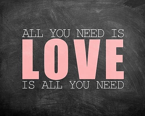 All You Need Signs Print