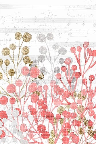 Music in the Garden 1 Art Print