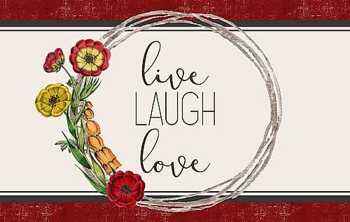 Live Well 2 Art Print