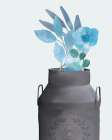 Blue Hues 4 Botanical Print