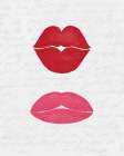 Lip Shades 2 Art Print