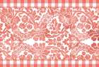Gingham Floral Kitchen Print
