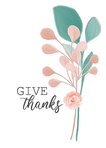Give Thanks Art Print