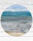 Beach Circle 1 Art Print