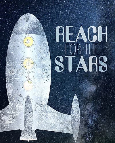 Blast Off 1 Art Print
