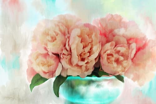Spring Peonies Art Print
