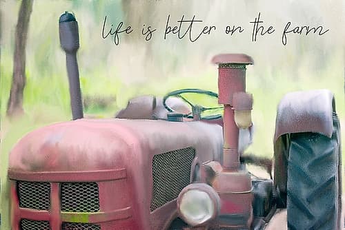 Life Better on The Farm Art Print