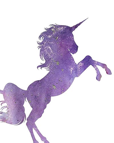 Unicorns Only 1 Kids Print