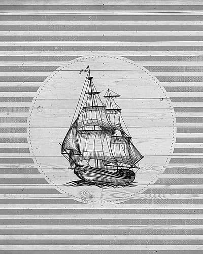 Lets Sail 1 Coastal Print