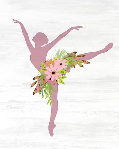 Ballet All Day 3 Kids Print