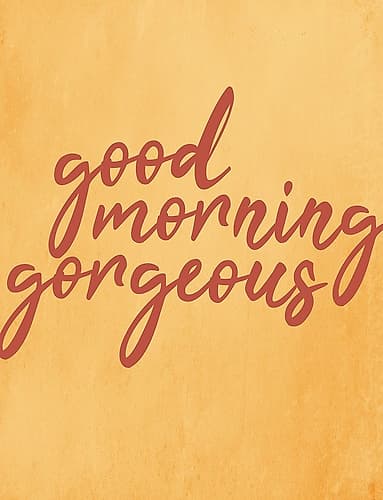 Good Morning 1 Inspirational Print