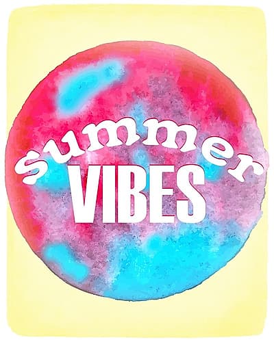 Summer Vibes Inspirational Print