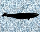 Paisley Whale 3 Art Print