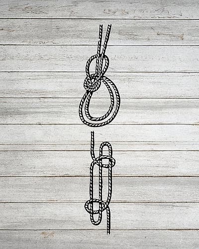 Nautical Knots 2 Coastal Print