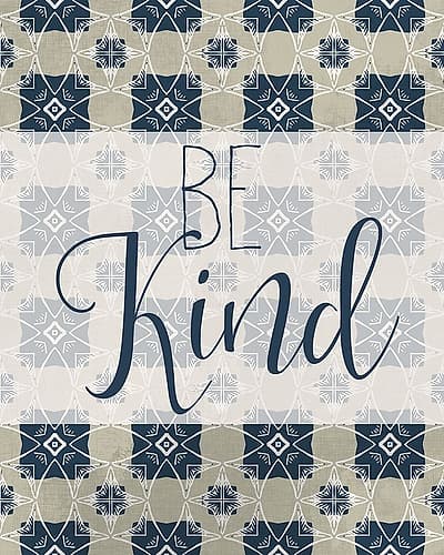 Be Kind Inspirational Print