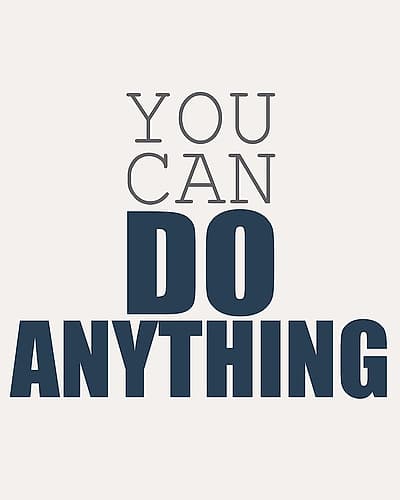 You Can Inspirational Print