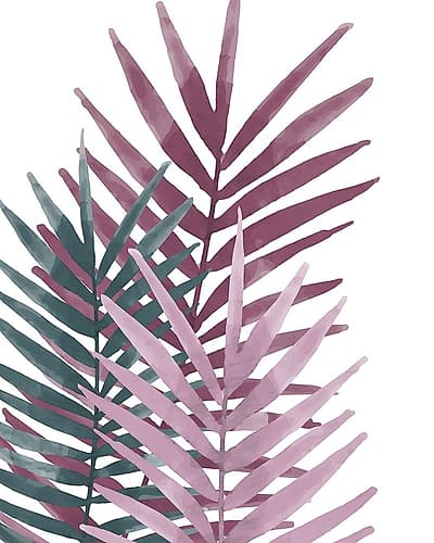 Tropical Ferns 1 Nature Print