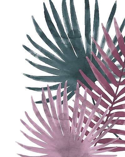 Tropical Ferns 2 Nature Print