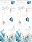 Coral Cove Blue Full Art Print