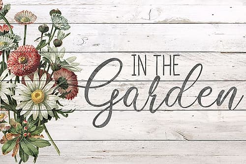 In the Garden Flowers Art Print