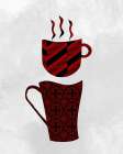 Coffee Pattern 1 Kitchen Print