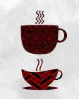 Coffee Pattern 2 Kitchen Print