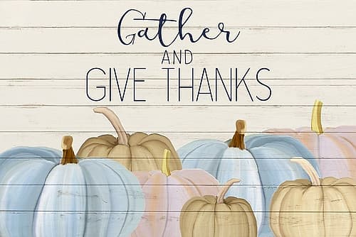 Gather and Give Thanks Food Print