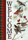 Christmas Birds Welcome Art Print