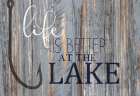 Better at the Lake Art Print