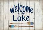 Welcome to the Lake Art Print