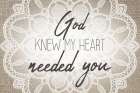 God Knew Art Print