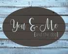 You and Me and the Dog Art Print