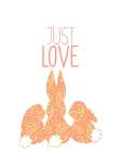 Paisley Bunnies 2 Art Print