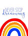 Never Stop Dreaming 1 Art Print