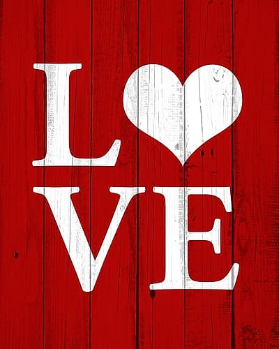 Love Heart Holidays Print