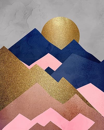 Mountain Range 1 Landscape Print