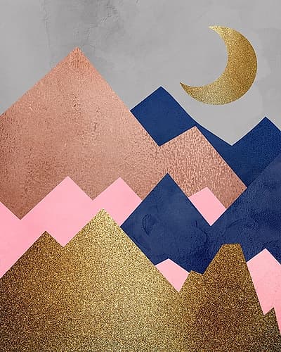 Mountain Range 2 Landscape Print