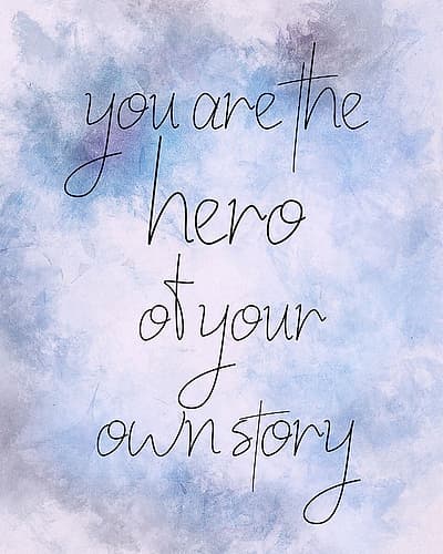 The Hero Signs Print