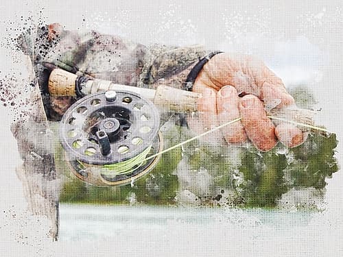 Fly Fishing Games and Sports Print