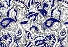 Gorgeous Blue Botanical Print